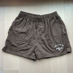 Brandy Melville John galt Carmel by the sea Brown cotton shorts elastic waist